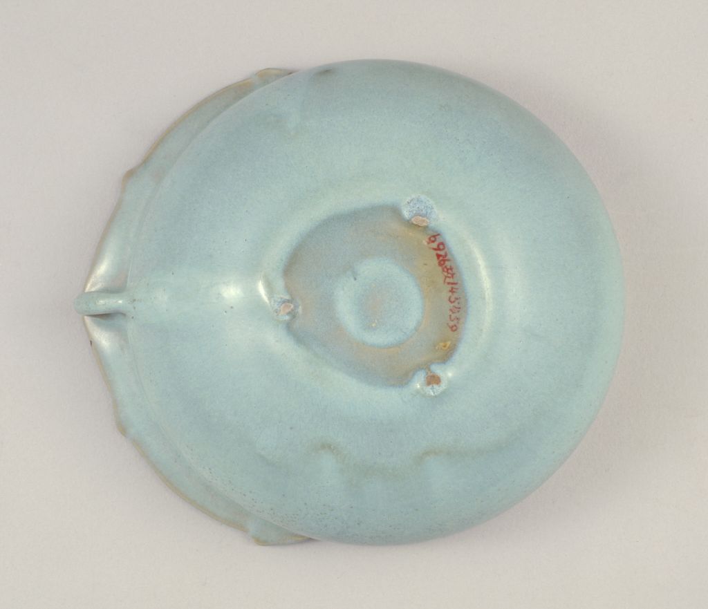 图片[2]-Jun Kiln Moon White Glaze Single Handle Wash-China Archive